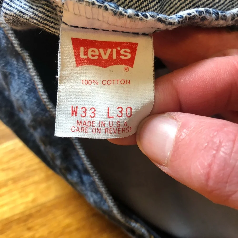 Levi’s 506 33x30 Jeans made in USA Vintage